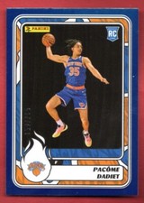Pacome Dadiet RC /215 Blue Foil Full size 2024/25 NBA Sticker & Card Collection