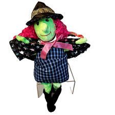 TY Beanie Baby - Scary Pink Hair Witch Plush 2000 Retired NWT Halloween