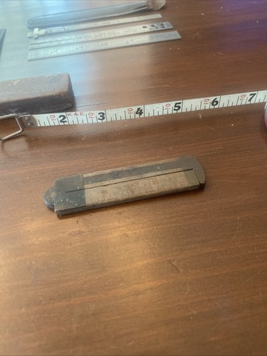 Assorted Vintage Measuring Tools Woodworking Engineer - Picture 7 of 13
