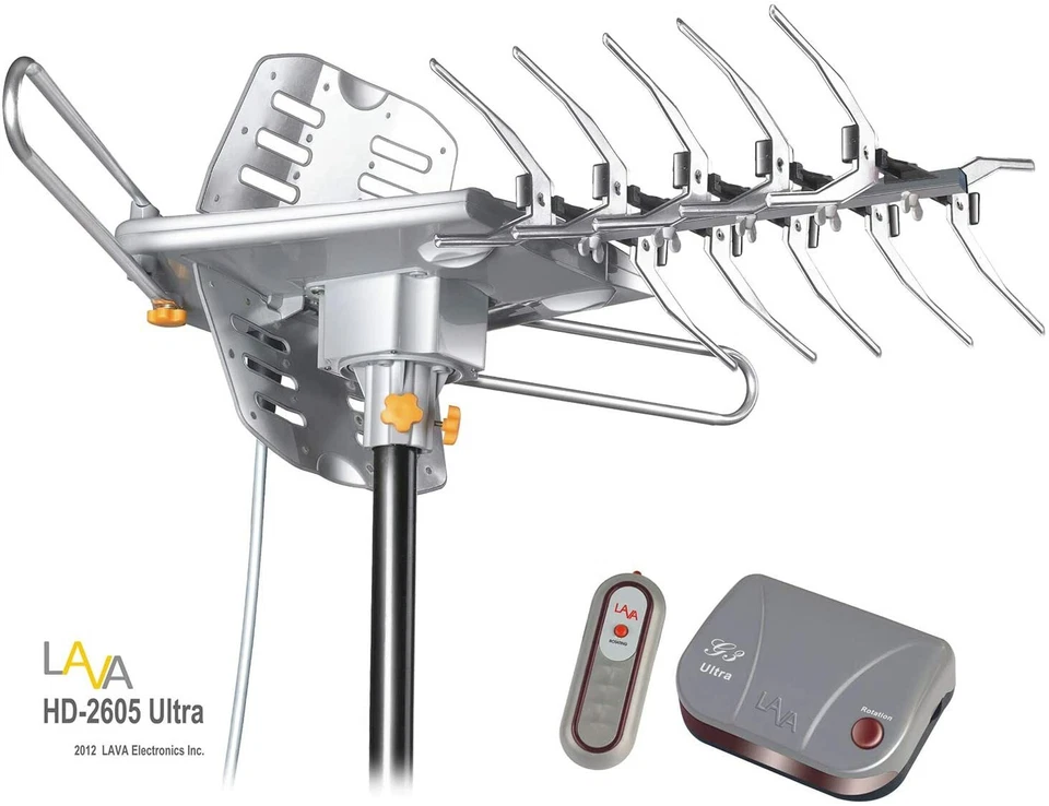 LAVA HD2605 Outdoor TV Antenna,Ultra 4K TV Antenna,Remote Controlled- Kit-J - Image 3 of 4