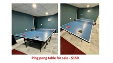 Ping pong table in excellent conditions good for a new home
