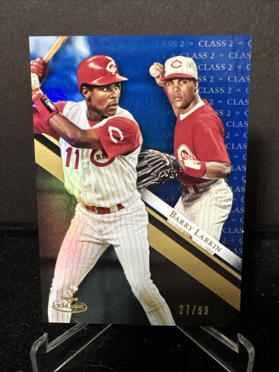 Barry Larkin 2019 Topps Gold Label Class 2 Blue /99 #83 Cincinnati