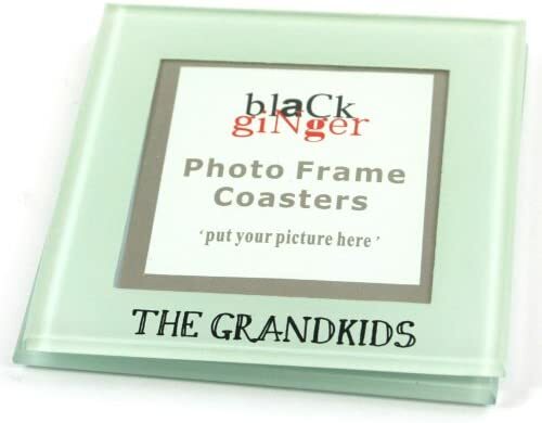 Mummy & Me Daddy & Me The Grandkids Glass Photo Coasters Set Of 2 - Picture 4 of 6
