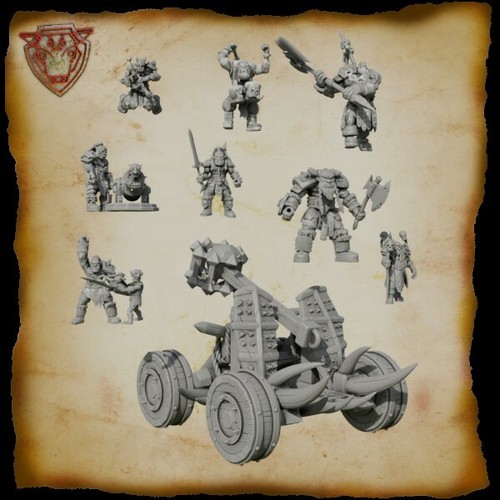 Ork warband mini for 28mm tabletop gamin D&D mordheim WFB Oathmark malifaux orcs - 第 14/15 張圖片