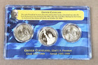 Grover Cleveland Proof and Uncirculated Three  Presidential Coin Set 2012 — photo 3