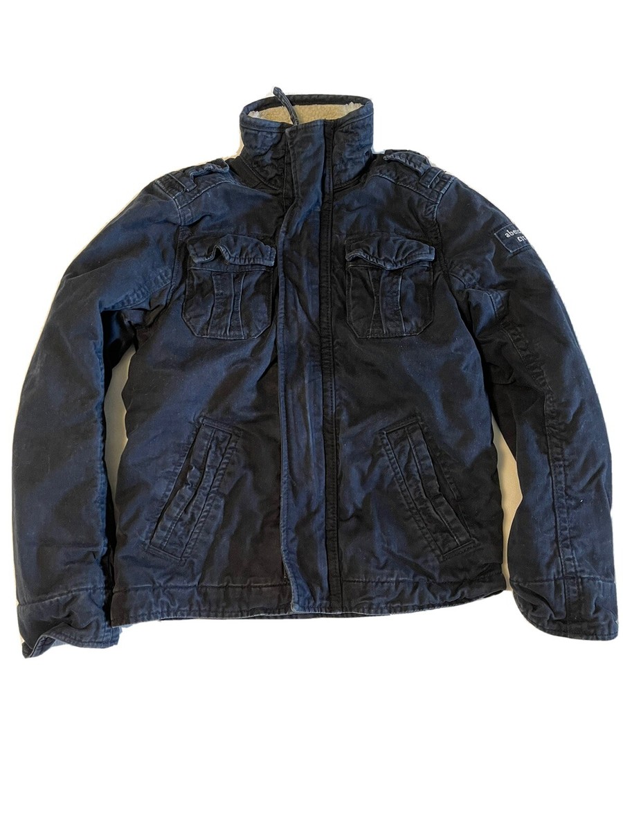 Abercrombie Kids Boys Size M Adirondack Faux Fur Lined Utility 