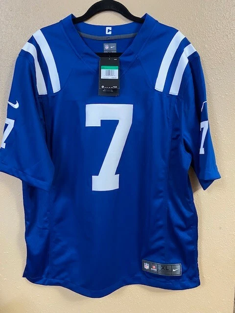 Nike Indianapolis Colts 7 Brissett NFL Football Jersey XL New w Tags