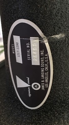 JBL LE175 8 OHM DRIVER WITH JBL 1217-1290 HORN | eBay