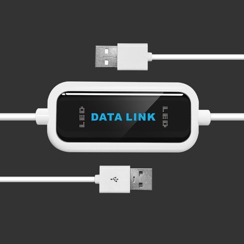 High Speed USB PC to PC Online Share Data Link File Transfer Cable Copy Line - Picture 3 of 11