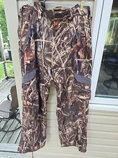 HUNTING CAMO Men's XL BANDED Lined Pants With Suspenders