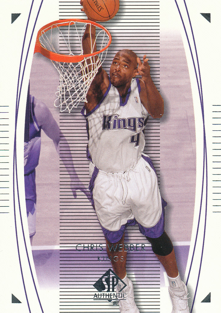 Chris Webber 2003-04 SP Authentic  #73 Upper Deck Kings Basketball Card