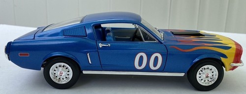 1/18 "Duke of Hazard" #00 blue 1968 Mustang GT - Picture 6 of 11