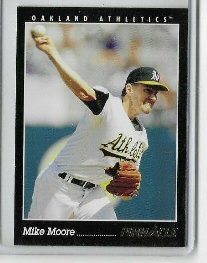 1993 Pinnacle #202 Mike Moore Oakland Athletics