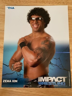 ZEMA ION OFFICIAL 2011 TNA IMPACT WRESTLING 8X10 PROMO PHOTO UN-SIGNED WWE AEW