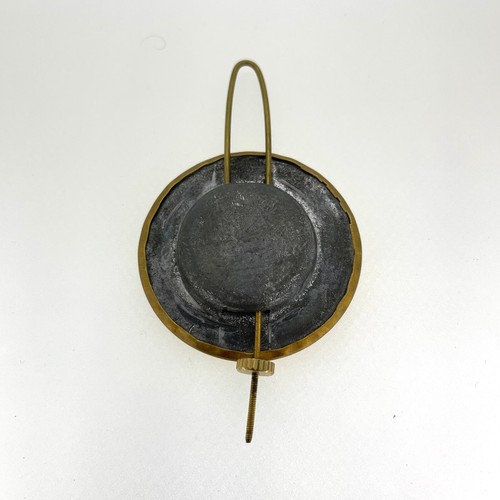 Vintage Clock Pendulum – Brass Front Bob 52mm – 92mm High with Adjustment Nut – - Picture 2 of 6
