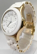 MARC BY MARC JACOBS MBM2526 Quartz Wristwatch White Gold arm length 6.8 inch