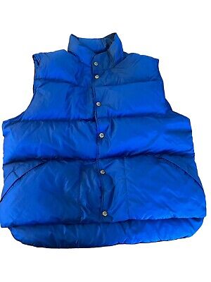 LL Bean Men's Lg Vintage 80s 90s Navy Goose Down Filled LL Bean Men's Lg Vintage 80s 90s Navy Goose Down Filled