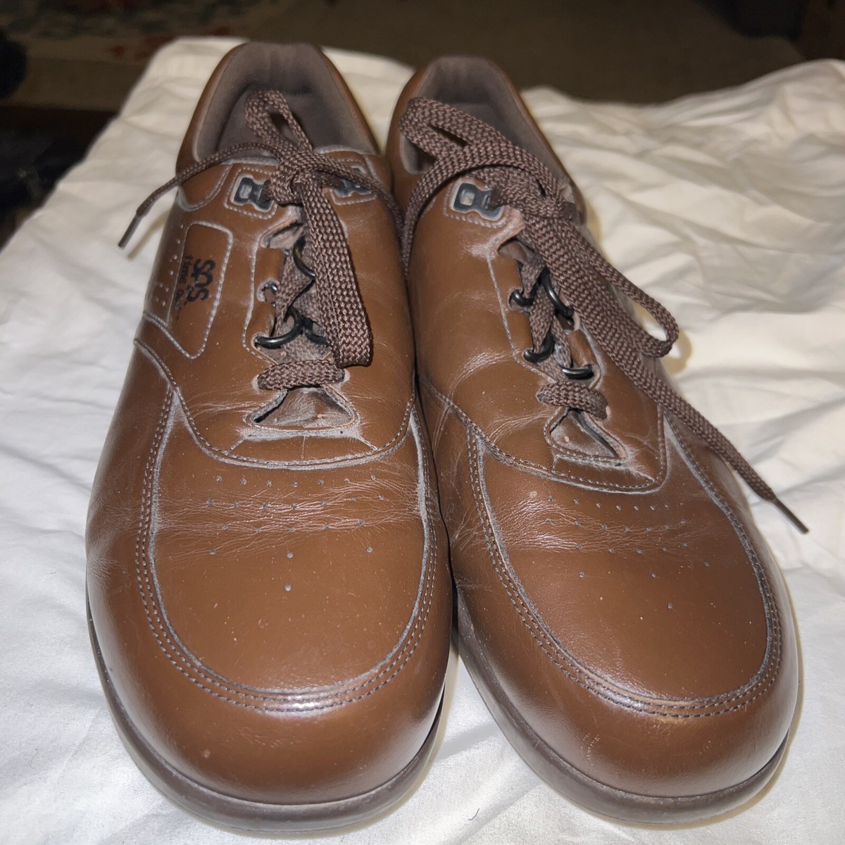SAS Time Out Lace-Up Oxfords Mens Size 10M Brown Leather Tripad Made in USA Time Out Walking Shoe | SAS Shoes main image 4
