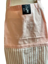 Vatican Homes Apron Striped Pink Creme Adjustable Cooking Gift Bride Spring New