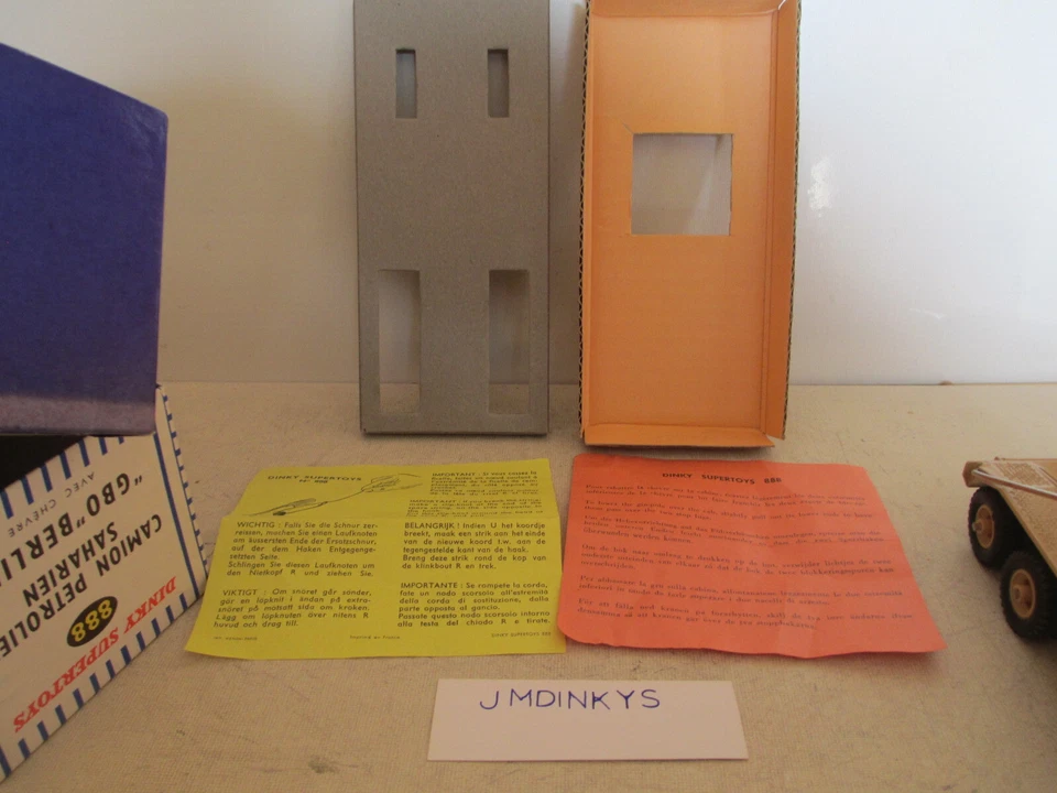 DINKY 888 BERLIET GBO SAHARIAN PIPE LAYER MIB 9 EN BOITE VERY NICE LOOK - Photo 2/4