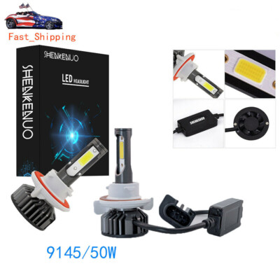 H4 HB2 9003 1700W 255000LM CREE COB LED Headlight Kit High//Low 6000K Bulbs Power