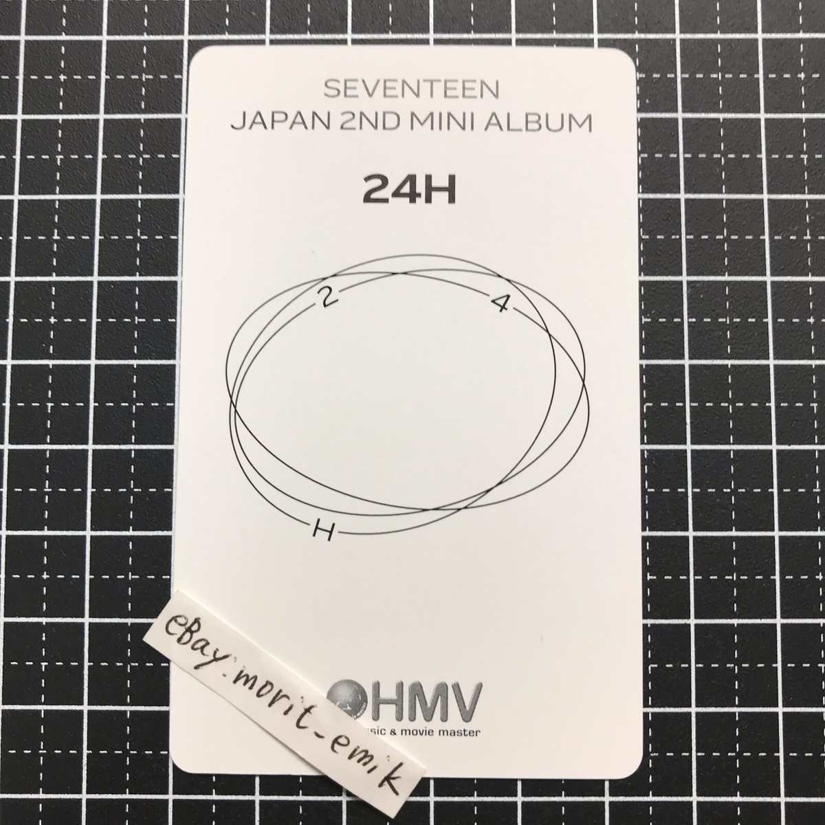 SEUNGKWAN SEVENTEEN 24H HMV JAPAN limited 2ND MINI ALBUM Official