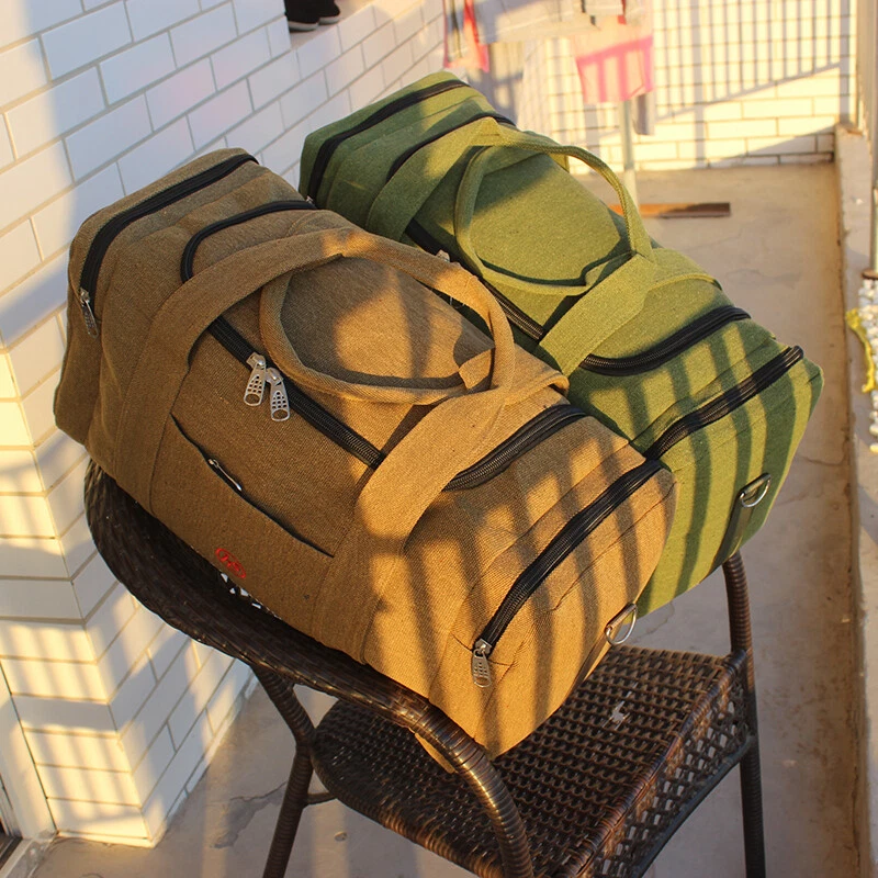 Große Tasche Leinen Reisetasche SPORTS Gepäck Tasche Handgepäck Handtasche Neu - Bild 4 von 4