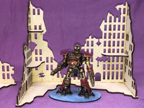 City Ruins set 6mm-10mm Epic Battle Tech LEGIONS IMPERIALIS Sci-fi - 16 Pieces - Picture 5 of 9