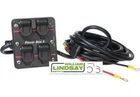 4 Gang COBO 3 Pin  Power Socket box & USB For Tractor JD Fendt  New Holland MF