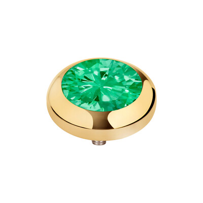 Melano Vivid Meddy´s M 01SR9012 Aqua Green 7 mm Aufsatz für Vivid Ringe MelanO