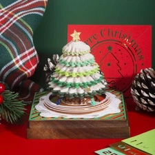 3D Self-Stick Notes Christmas Tree,Tear Off Paper Note Pad Cubes Note Stic FAST