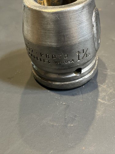 Proto 10017 1" DRIVE 1-1/16" Standard IMPACT SOCKET 6-POINT USA Free Ship USA - Picture 3 of 8