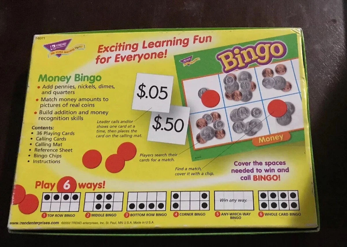 printable money bingo cards - kakamega.go.ke