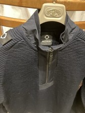 Mastrum Quarter Zip Dk Blu SMALL 50pcMerino