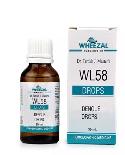 🌿 5X Wheezal WL-58 Dengue Drops (30ml Each) – Homeopathic Remedy 🌿 - Picture 2 of 2