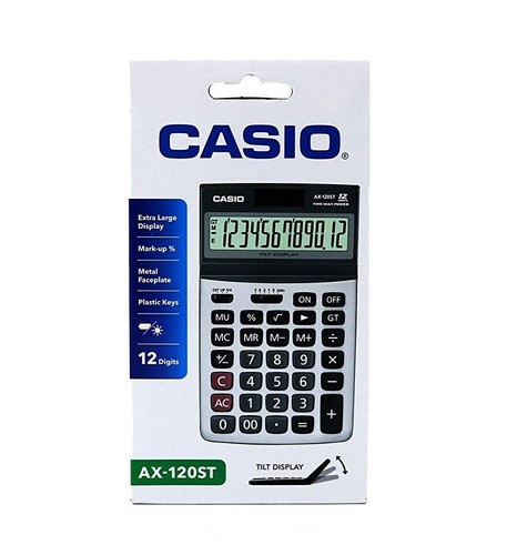 Casio AX120ST 12-digit Desktop Calculator - Picture 2 of 2