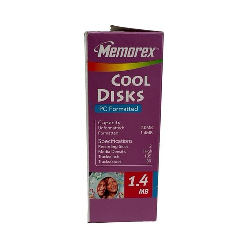 Memorex PC Formatted 3.5" Computer Diskettes 1.4 MB HD - 10 Disks - Afbeelding 6 van 13