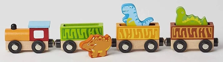 Dinosaur store train playset