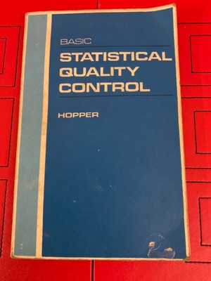 Grundlegende statistische Aualitätskontrolle von A.G. Hopper 1969 McGraw-Hill g.cond