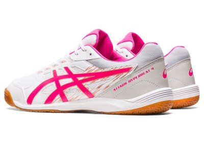 卓球 asics ATTACK HYPERBEAT 4 1073A056-001 Asics Table Tennis Shoes ATTACK HYPERBEAT 4 Black/White 1073A056