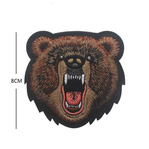 Bear Russia Army Russian Tactical Military Embroidered Hook Loop Patch Badge - Picture 2 of 5