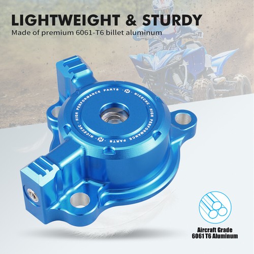 NICECNC Transparent Oil Filter Cover For Yamaha YFZ450 2004-2009 2012-2013 Blue - Picture 3 of 9