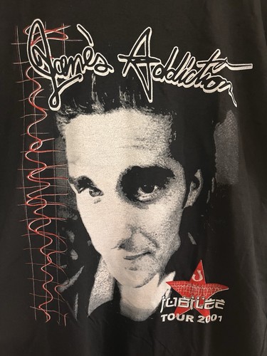 Vtg Jane's Addiction Jubilee 01 Tour L Concert Shirt & Orig Ticket Perry Farrell - Picture 8 of 11