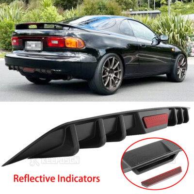 For Toyota Celica GT Shark Fins Rear Diffuser Bumper Spoiler Lip w ...