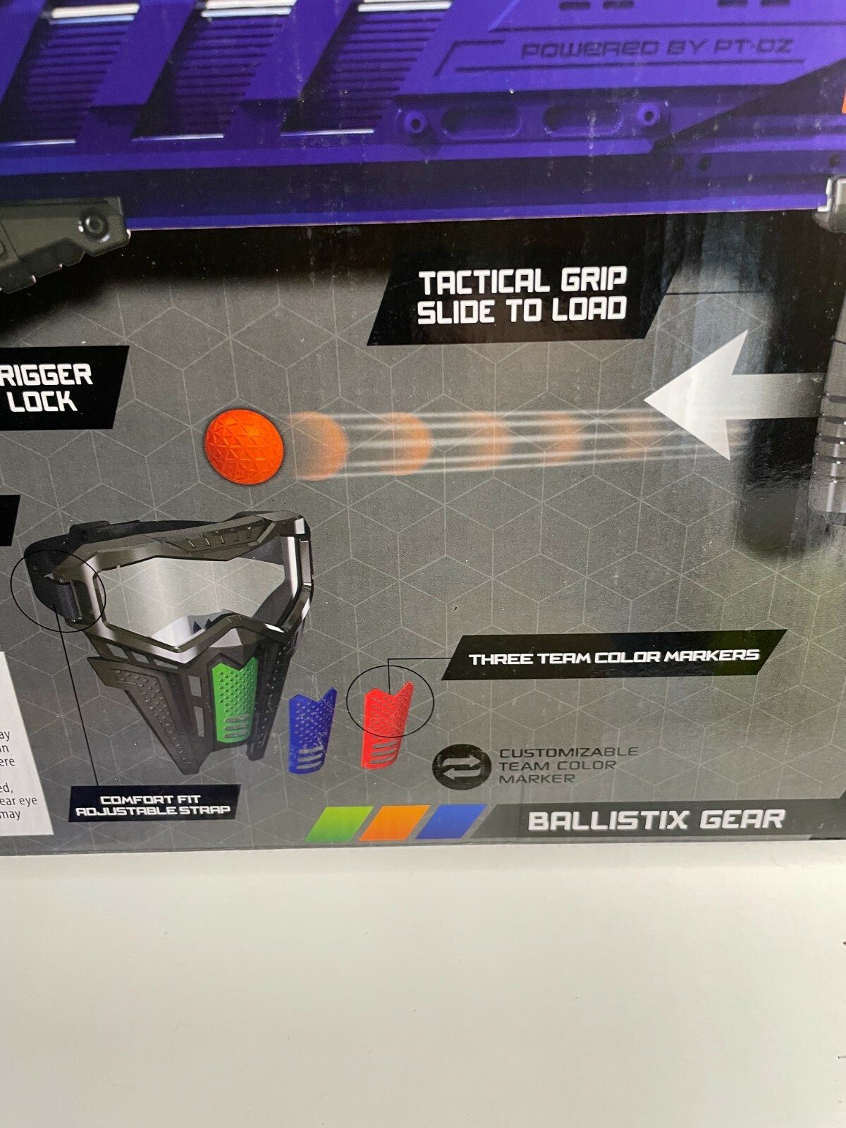 NEW Dart Zone Ballstix Ops Powerball 25 Rounds MEGA Force Spring-action ...