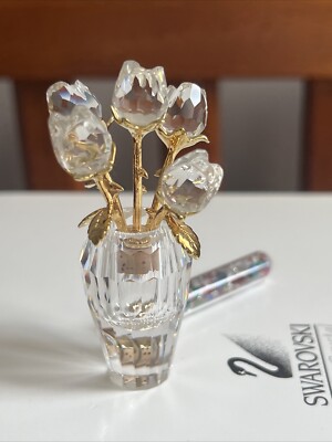 Swarovski Crystal Memories - Gold Roses 675655 Mint in original
