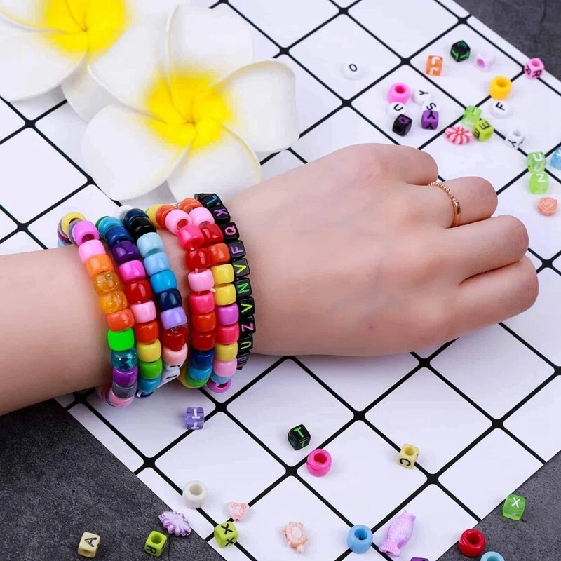 Bead Bracelet Making Kit, Bead Friendship Bracelets Kit with Pony