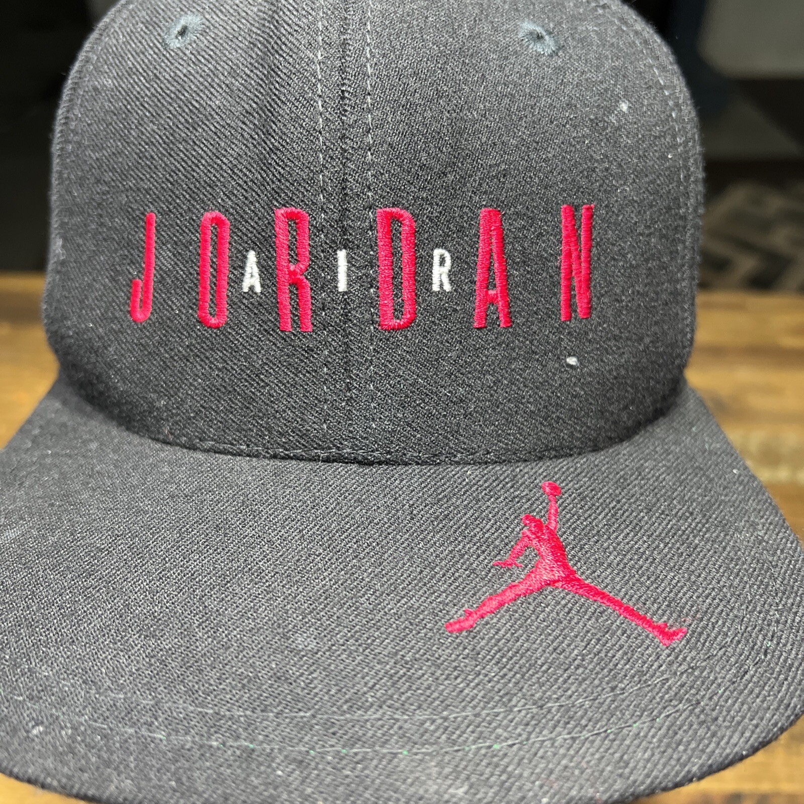 Rare OG Vintage 90s Michael Air Jordan 6 Nike Snapback Wool AUTHENTIC See Pics image 2