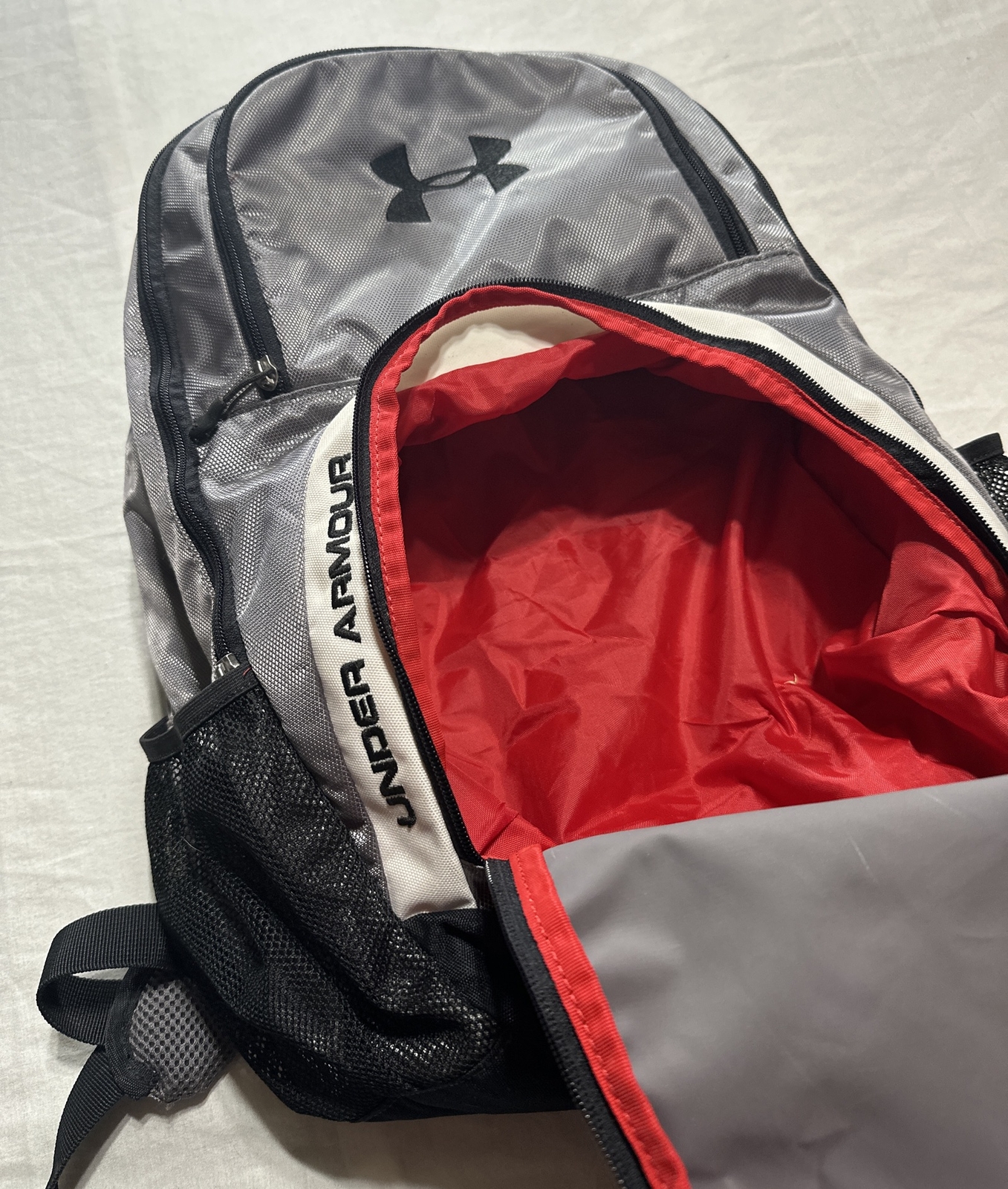 Under armor Gray Basketball Backpack 4 Pockets Pr… - image 2