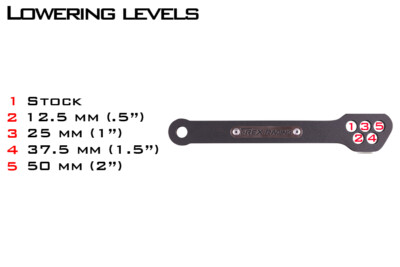 T-Rex Racing 2009 - 2012 Kawasaki ZX-6R Lowering Link